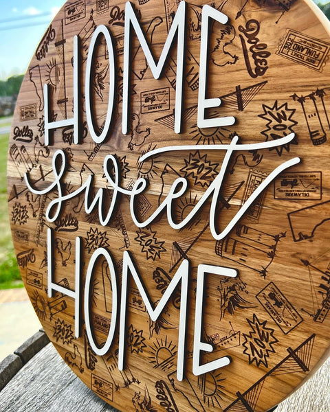 Home Sweet Home Door Hanger