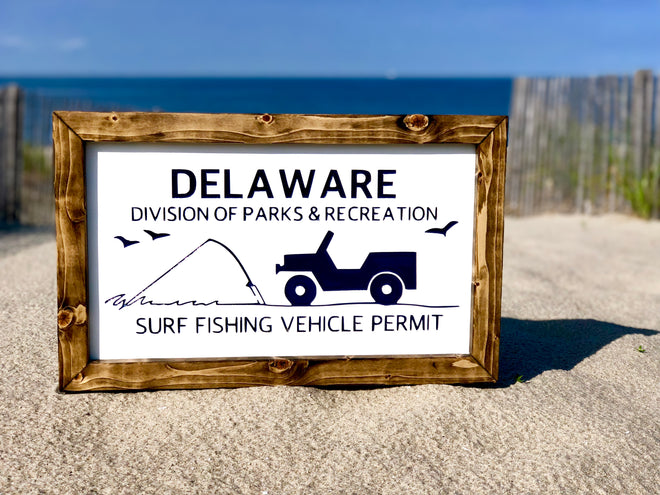 Delaware Surf Fishing Tag