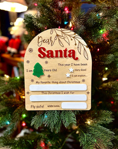 Dear Santa Reusable Board