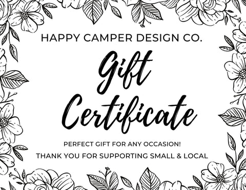 Happy Camper Gift Card