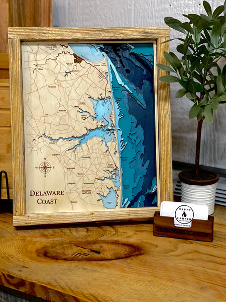Delaware Coast Layered Map