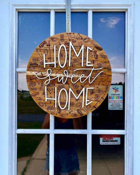 Home Sweet Home Door Hanger
