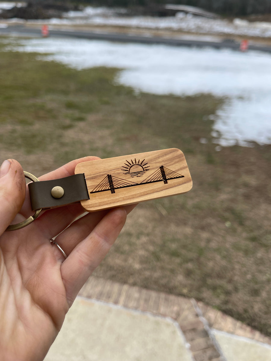 Indian River Bridge Keychain – Happy Camper Design Co.