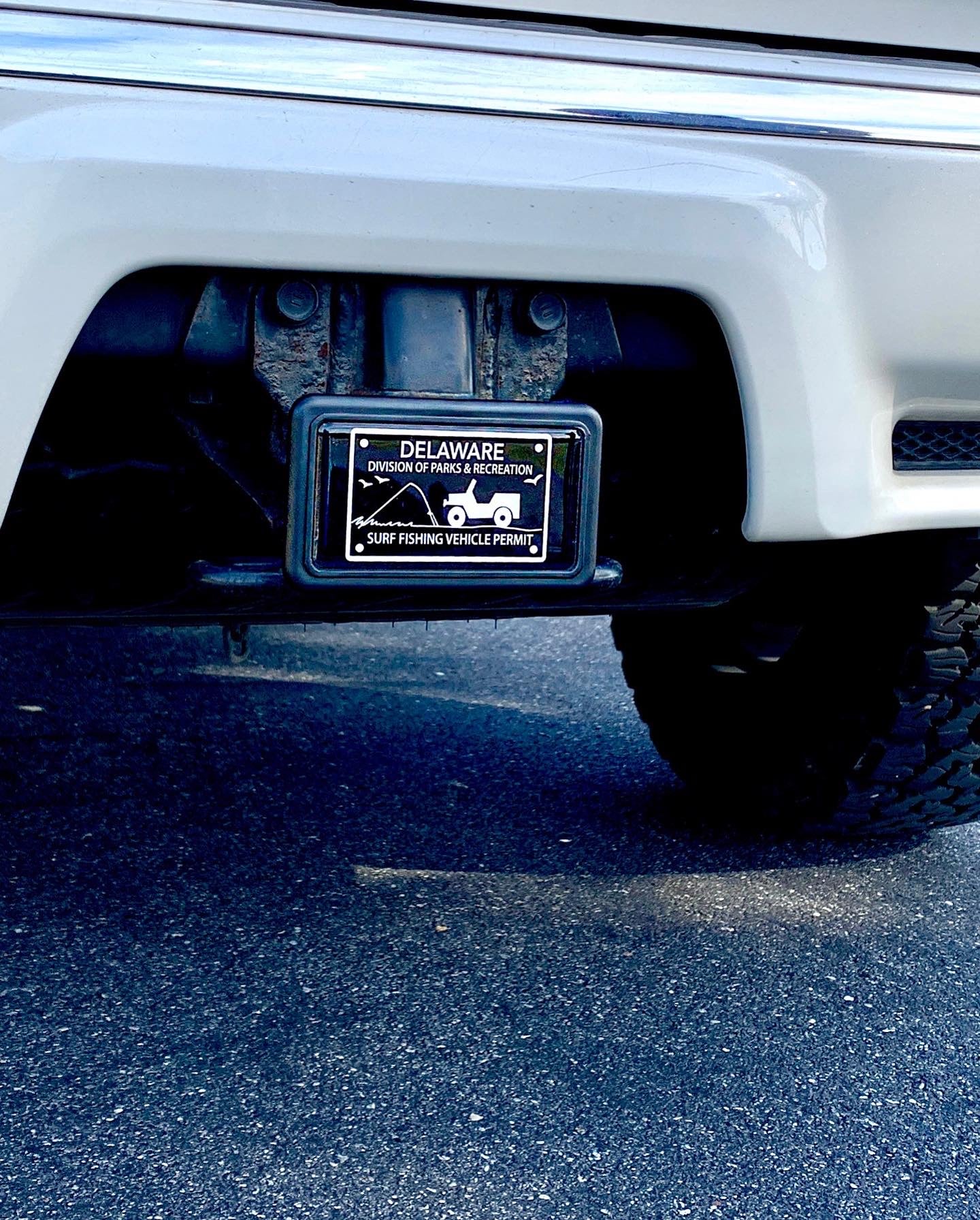 Surf Tag Hitch Cover