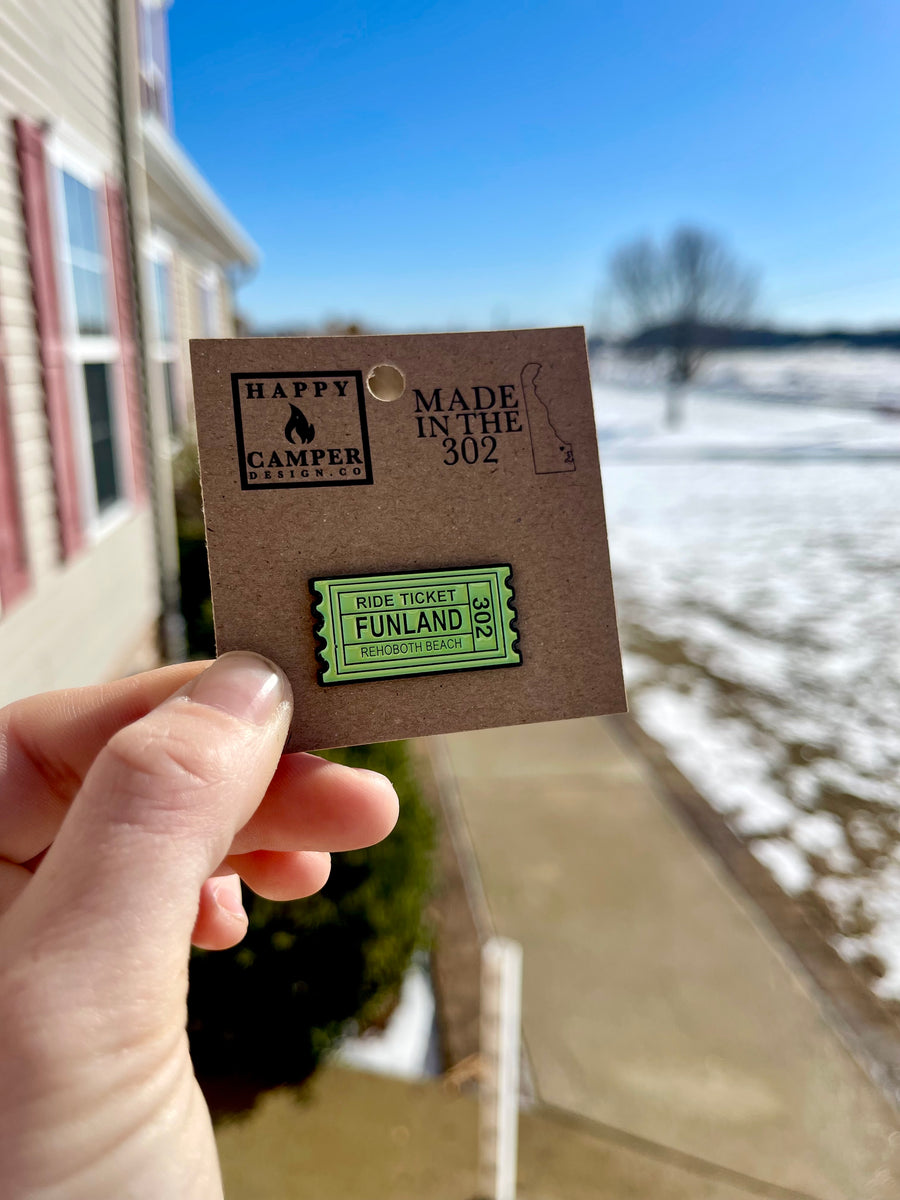Funland Enamel Pin – Happy Camper Design Co.