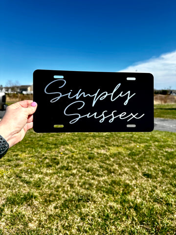 Simply Sussex License Plate